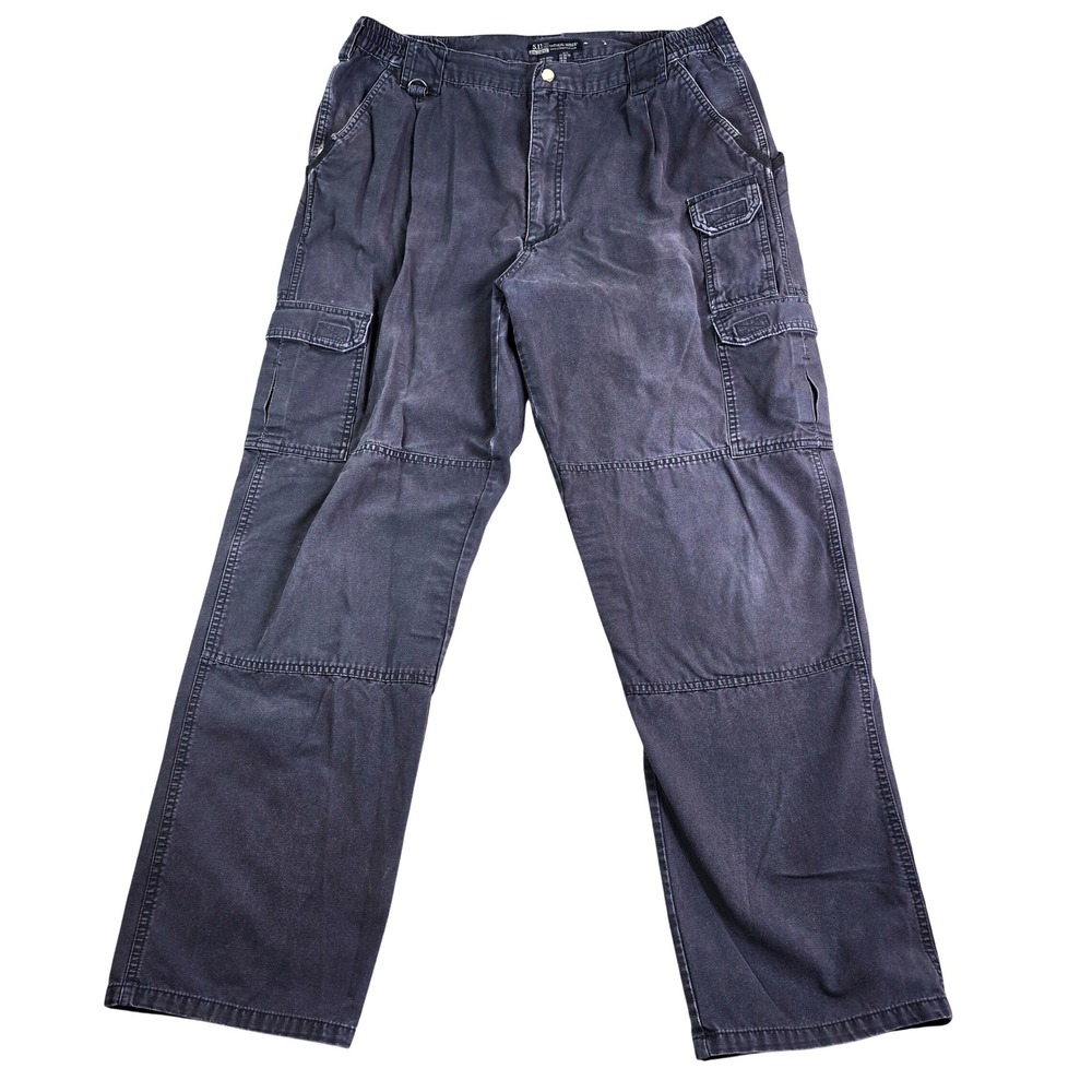5.11 Tactical Series Cargo Pant Men 38x34 (34x32 actual) Blue Utility Distressed - Picture 1 of 14